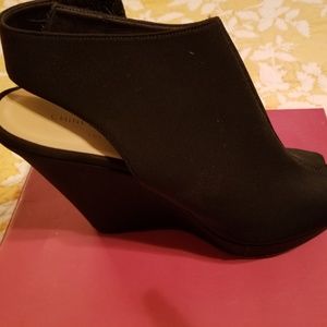 Wedge Platform Peep Toe Booty